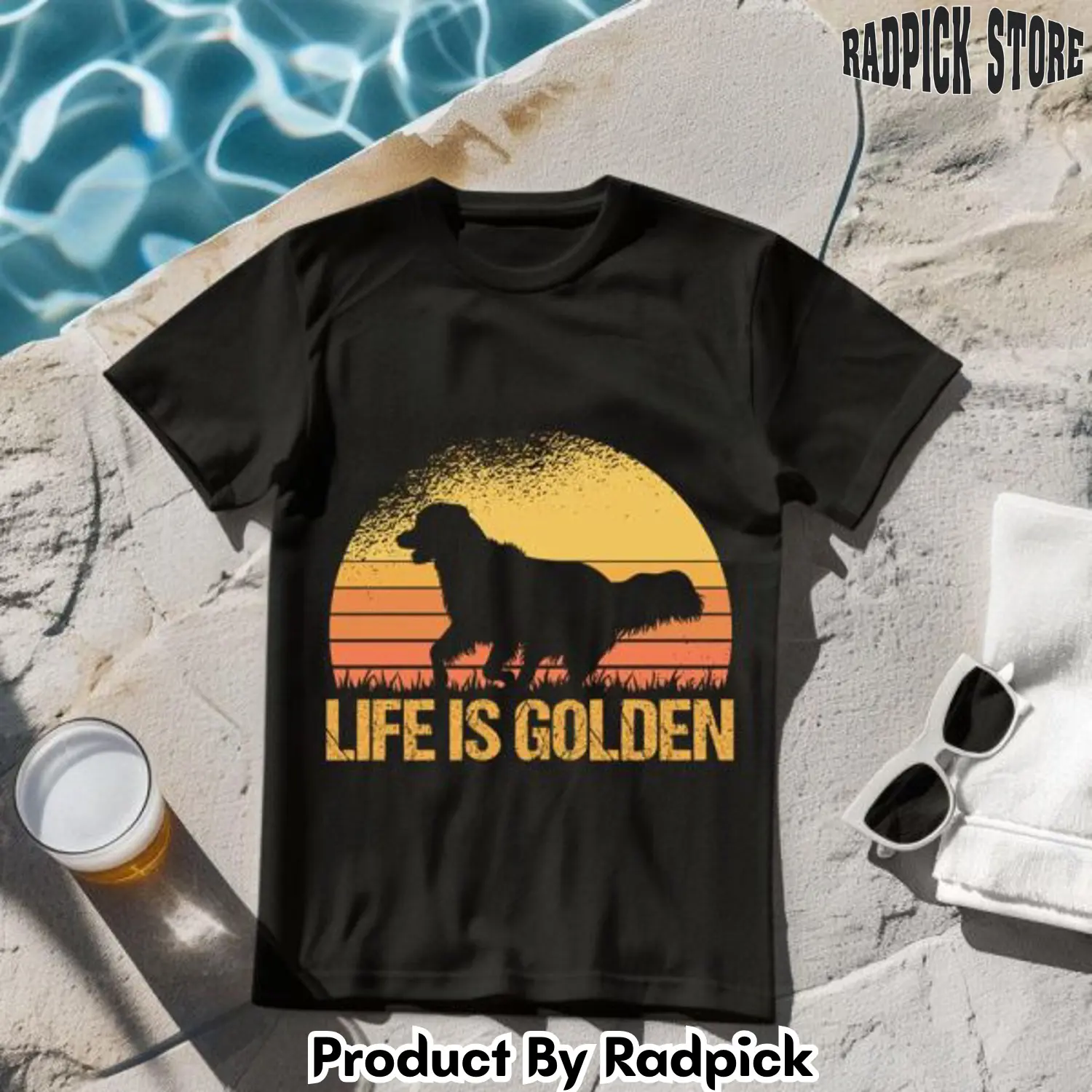 Life is golden dog tshirt rp2639644